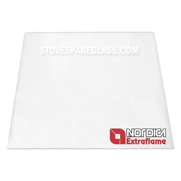 4mm High-Temperature Ceramic Glass For La Nordica Stoves – Cut To Size: 21.4 X 26.9cm